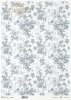 motyw tapetowy, kwiatki w odcieniach błękitu*Wallpaper motif, flowers in shades of blue*Tapetenmotiv, Blumen in Blautönen*Motivo del papel pintado, flores en tonos azules